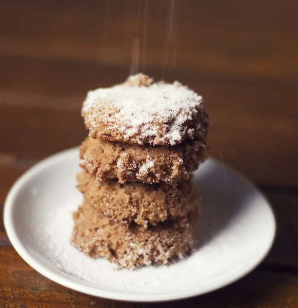 şeker ile çikolatalı kek