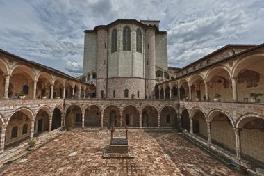 assisi kubbe İtalyan Bazilikası ' arka tarafını Aziz francis