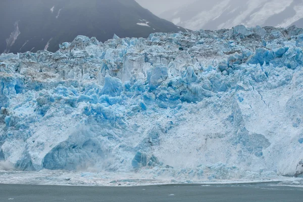 The Hubbard Glacier while melting, Alaska Stock Image