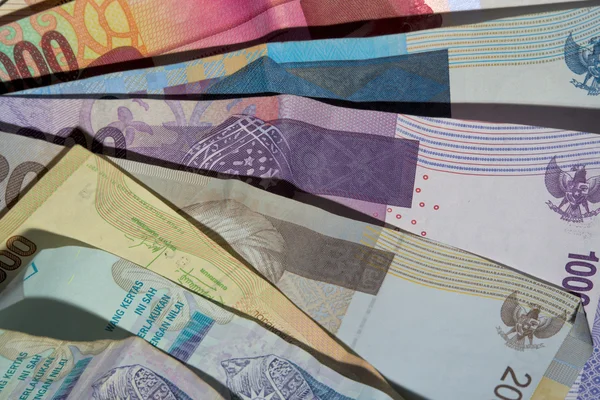 Indonesia Rupiah paper money different value — Stock Photo, Image