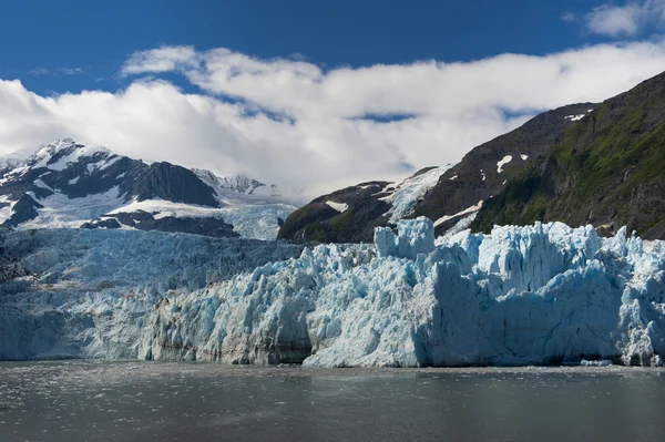 Вид на ледник в заливе Принца Уильяма Стоковое Изображение