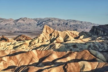 Zabriskie noktası Ölüm Vadisi wonderfull gündoğumu