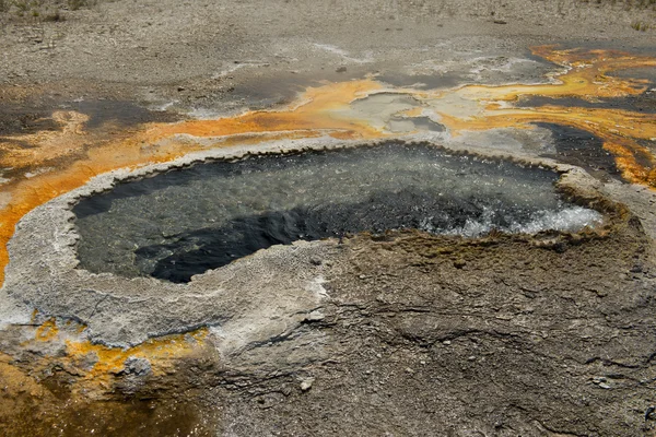 Yellowstone natürliche Textur Geysir alte treu — Stockfoto