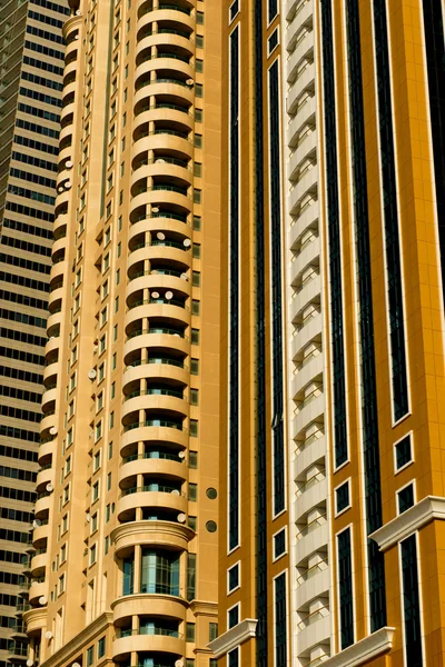 ドバイ、アラブ首長国連邦 - 2012 年 10 月ダウンタウン アーキテクチャの特定 — ストック写真