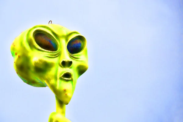 Alien head painting — Stock Photo, Image