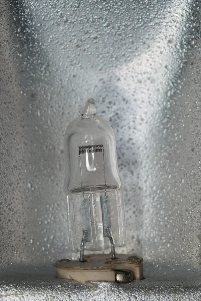 Bombilla de la lámpara primer plano macro — Foto de Stock