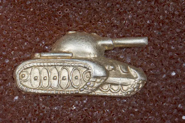 Vintage ruso pin tanque militar —  Fotos de Stock