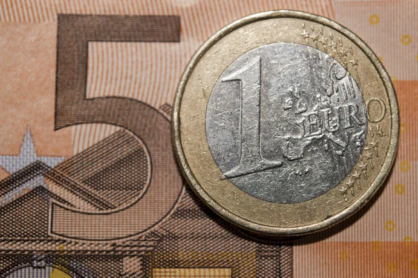 Euro para birimi 2 euro 50 kayda — Stok fotoğraf