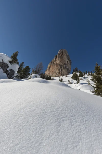 Dolomiti vista panoramica in inverno — Foto Stock