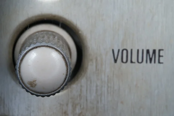 Vintage volume control knob — Stock Photo, Image