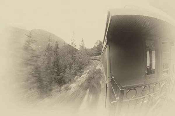 Yukon gold rush beyaz pas eski tren skagway alaska — Stok fotoğraf