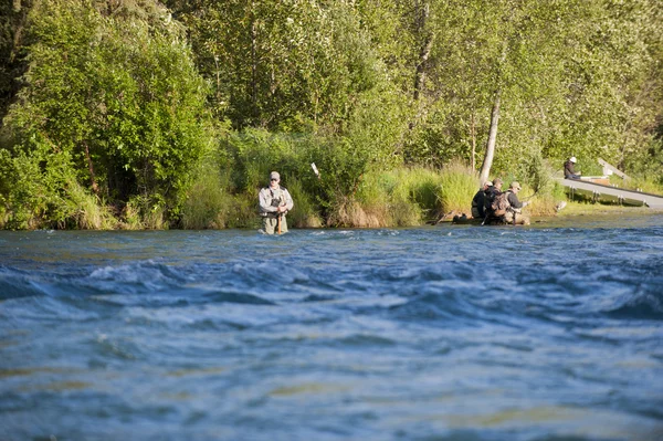 Alsaka Russian River King Salmon Fishermen Paradise