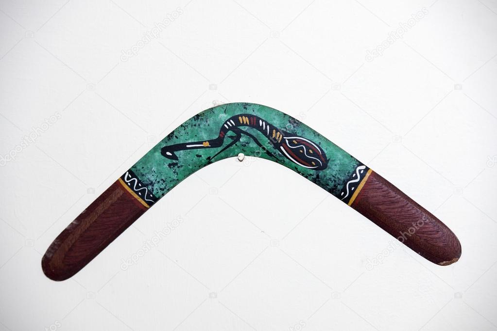 Vintage aboriginal australian boomerang