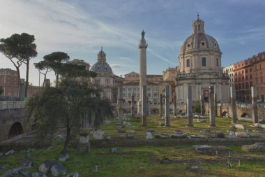 Roma İmparatorluk Forumlar yakınındaki antik pazar yeri