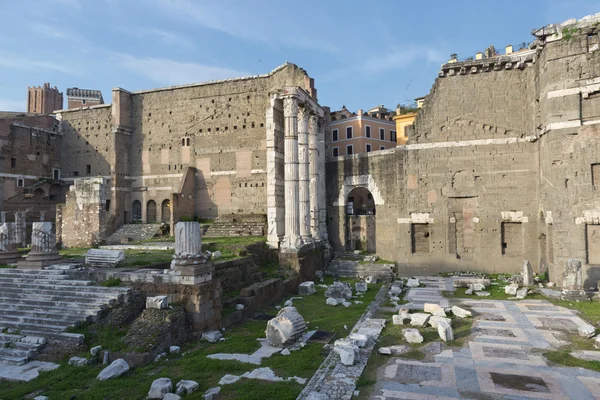 Rome antique market place near imperial forums — Stock Photo, Image