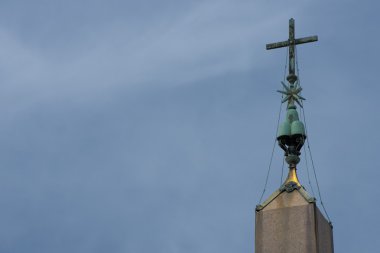 Roma Vatikan yer Dikilitaş saint peter katedral bronz haç