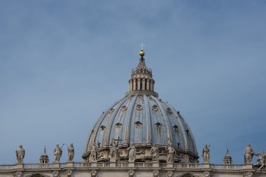Roma Vatikan yer saint peter katedral kubbe