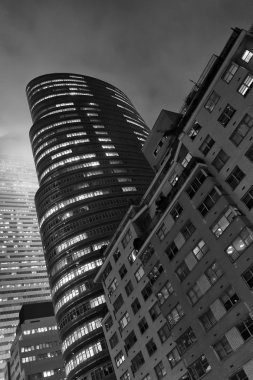 New york manhattan binalar gece manzarası