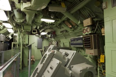 Denizaltı uss growler ssg-577 iç görünüm