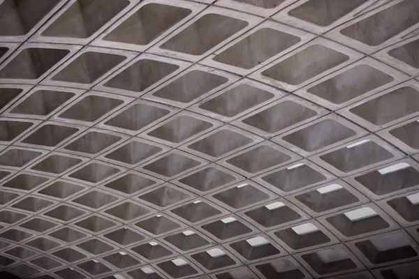 Washington Metro plafond composition géométrique — Photo