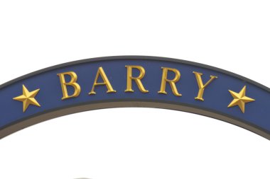 Barry Donanma annapolis Maryland'de imzalamak