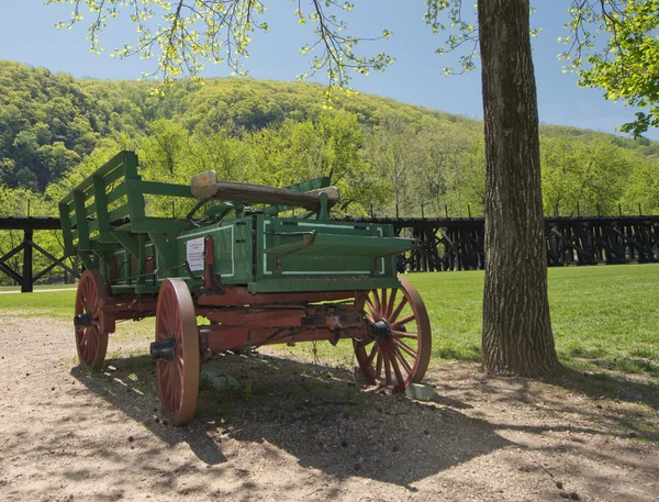 Vecchio vagone banda Far West — Foto Stock