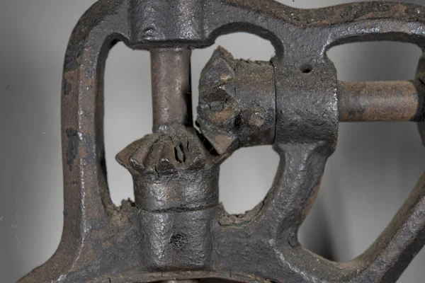 Moedor de café velho moinho detalhe — Fotografia de Stock