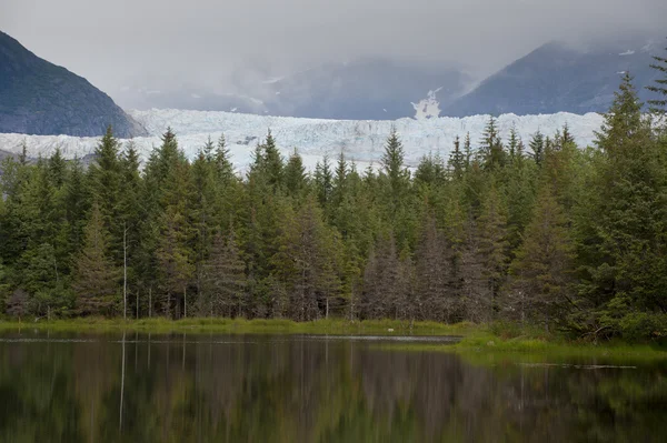 Juneau, alaska yakınındaki Mendenhall Buzulu — Stok fotoğraf