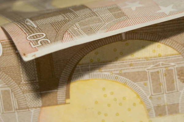 Euro para birimi kağıt detay — Stok fotoğraf