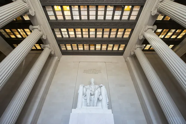 Washington 'da Lincoln Anıtı — Stok fotoğraf