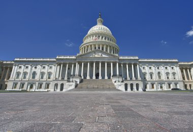 Washington bizi capitol brighty gökyüzü arka plan üzerinde