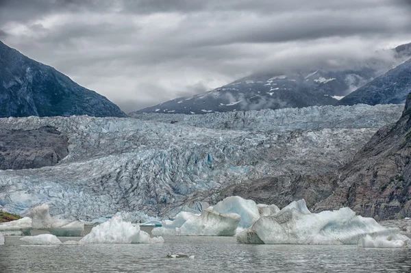 Alaska glacier bay weergeven — Stockfoto