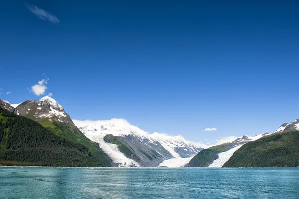Alaska prince william sound gletscherblick Stockbild