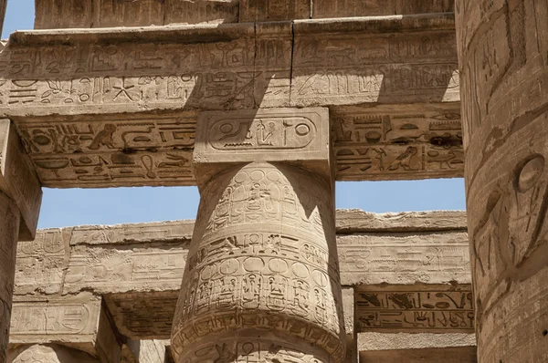 Luxor Egypt hieroglyphics — Stock Photo, Image