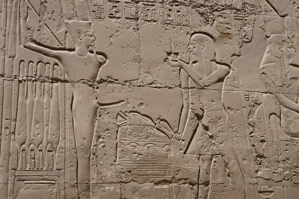 Luxor Egypt hieroglyphics — Stock Photo, Image