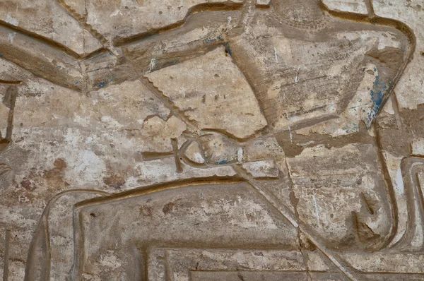 Луксорі Єгипет ієрогліфи — стокове фото