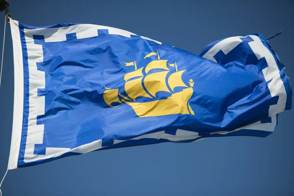 Flag of Quebec City — Stock Photo, Image