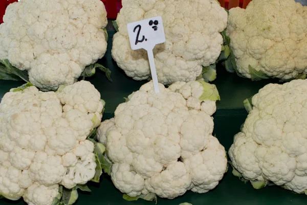 Organic Fruit and vegetables: cauliflower