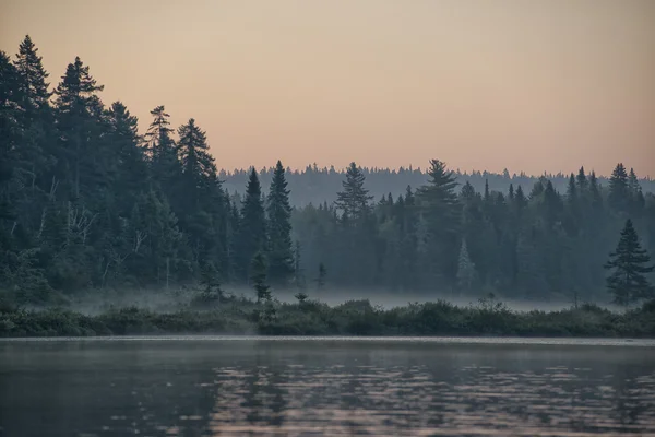 Lake Sunrise in Parc de la Mauricie — Stock Photo, Image