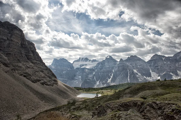 Gletsjer uitzicht op het park Yoho — Stockfoto