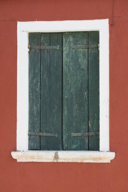 Burano Venedik windows
