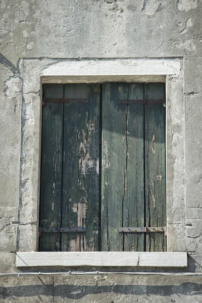 Burano Venezia finestre — Foto Stock