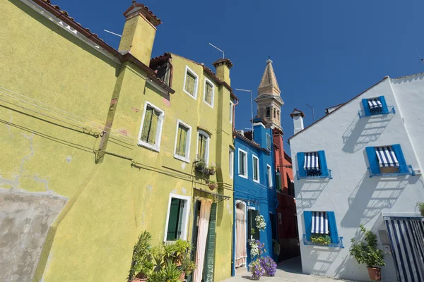 Maisons colorées de Burano Venise — Photo