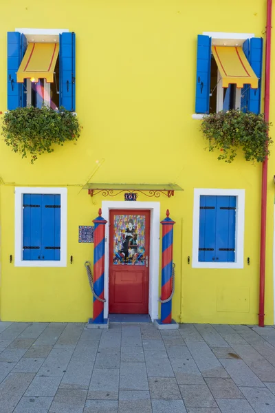 Maisons colorées de Burano Venise — Photo