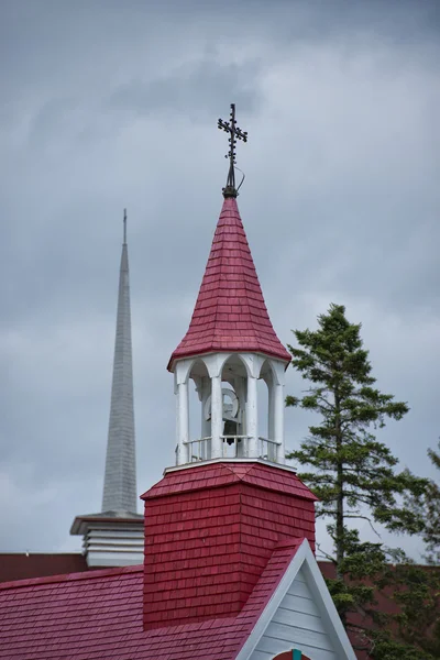 Eski kilise ahşap kule — Stok fotoğraf