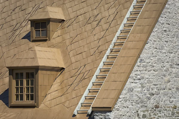 Old american house dormer — Stock Photo, Image