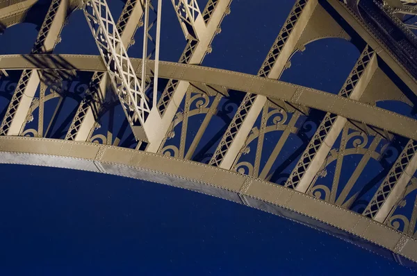 Detalhe Tour Eiffel à noite — Fotografia de Stock