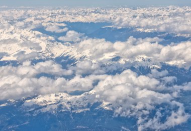 Alpler havadan görünümü