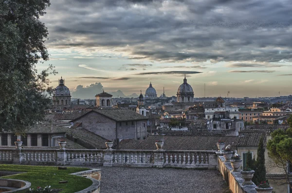 Roma puesta de sol vista — Foto de Stock