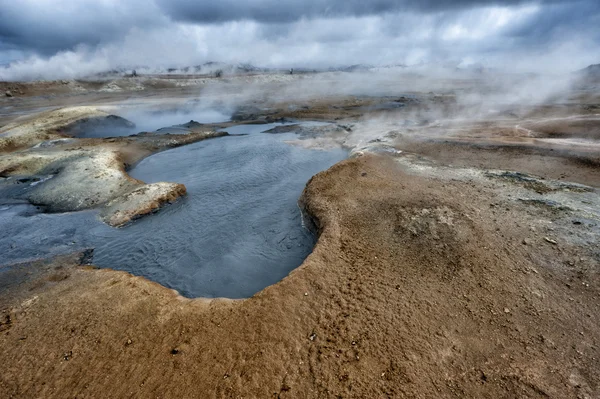 Myvatn meer in IJsland — Stockfoto